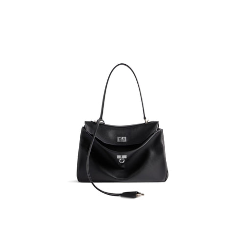 BALENCIAGA Women's Rodeo Small Handbag | 巴黎世家 手袋 (黑色)