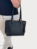 GUCCI Arabella Monogram Tote Bag(Small/Black) - LONDONKELLY 英國名牌代購