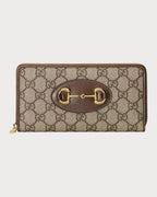 GUCCI Horsebit 1955 Zip Around Wallet | 古驰 长银包 (啡色)