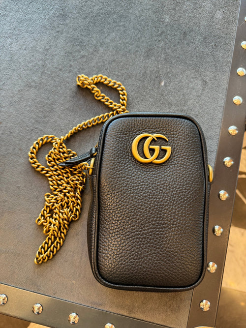 GUCCI Cellarius Phone Pouch Bag | 古馳 電話袋 (黑色) - LondonKelly 英國名牌代購