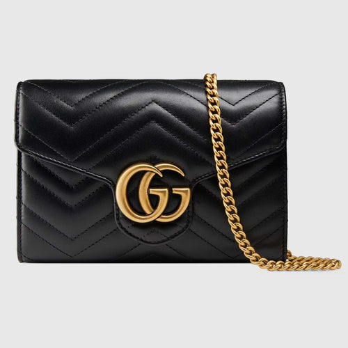 GUCCI GG Marmont Matelasse Mini Bag | 古馳 銀包連鏈帶 (多色) - LondonKelly 英國名牌代購