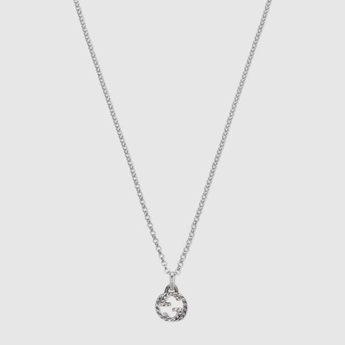 GUCCI Gucci Interlocking Pendant Necklace Silver | 古馳 頸鏈 (銀色) - LondonKelly 英國名牌代購