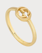 GUCCI Gucci Interlocking Ring | 古馳 戒指 (金色) - LONDONKELLY 英國名牌代購