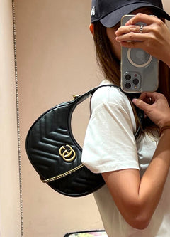 GUCCI Marmont Half Moon Shape Mini Bag | 古馳 半月袋 (多色) - LondonKelly 英國名牌代購