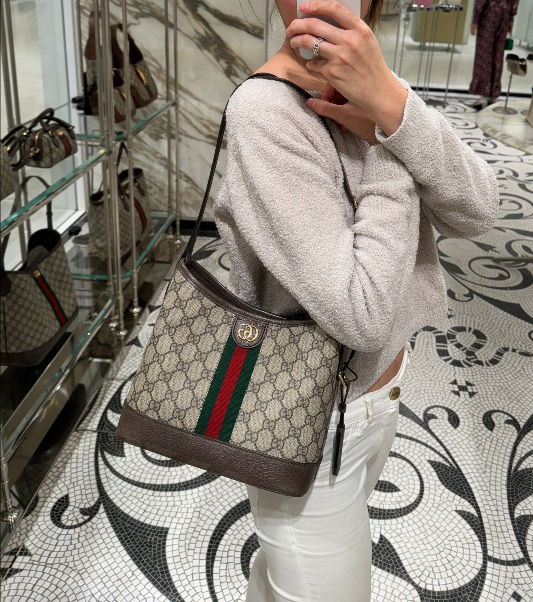 Gucci ophidia shoulder fashion bag