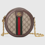 GUCCI Ophidia Mini GG Round Shoulder Bag | 古馳 圓型手袋 (啡色) - LondonKelly 英國名牌代購