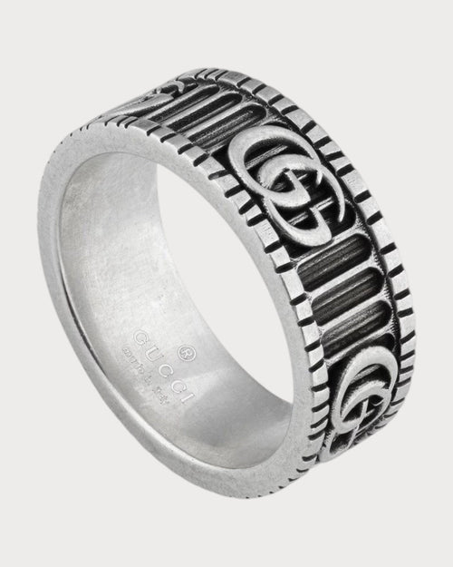 GUCCI Ring with Double G in Silver | 古馳 戒指 (銀色) - LONDONKELLY 英國名牌代購