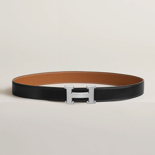 HERMES H belt buckle &amp; Reversible Leather Strap | 爱马仕双面皮带(32MM/ 多色) 