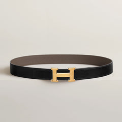 HERMES H Belt Buckle &amp; Reversible Leather Strap | 爱马仕双面皮带(32MM/ 多色金扣)