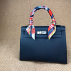 HERMES Kelly 25 Sellier Epsom Black PHW | 愛馬仕 手袋 (黑色/銀扣) - LondonKelly 英國名牌代購