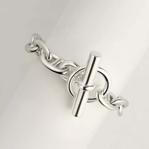 HERMES Medium Chaine d'ancre Bracelet | 愛馬仕 手鏈 (中碼/銀色) - LondonKelly 英國名牌代購