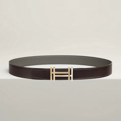 HERMES Men's H Au Carre Belt Buckle & Reversible Leather Strap | 愛馬仕 男仕雙面皮帶 (32MM/ 多色) - LondonKelly 英國名牌代購