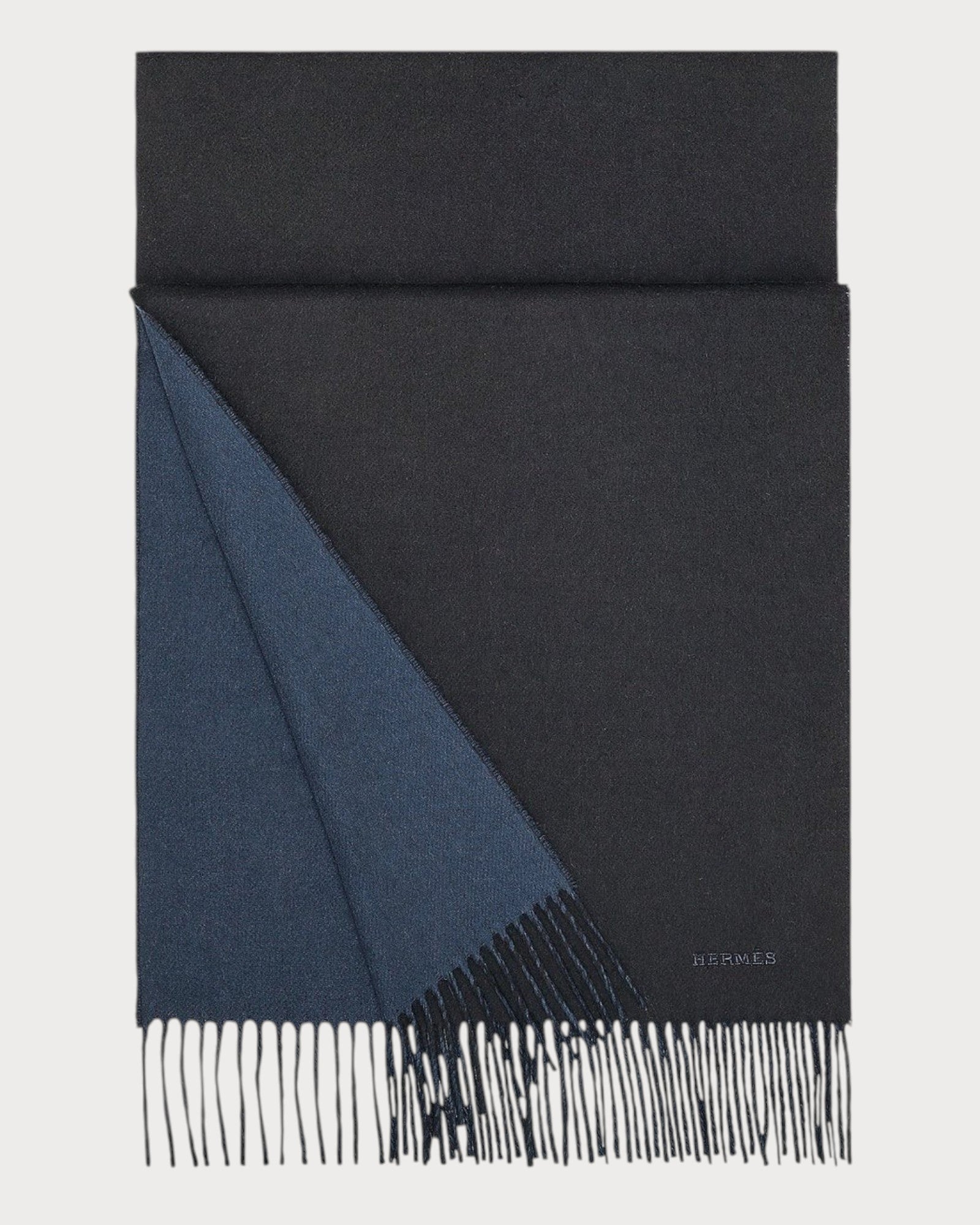 HERMES Men's Recto-Verso Muffler Cashmere(Many) | LONDONKELLY