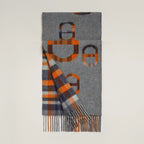 HERMES Men's Tartan Maillons Muffler | 愛馬仕 男仕頸巾 (灰色) - LondonKelly 英國名牌代購