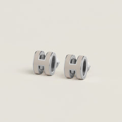 HERMES Silver Mini Pop H Earrings | 愛馬仕 耳環 (迷你/多色) - LondonKelly 英國名牌代購