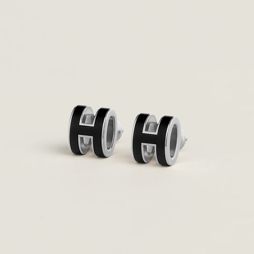 HERMES Silver Mini Pop H Earrings | 愛馬仕 耳環 (迷你/多色) - LondonKelly 英國名牌代購