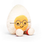 JELLYCAT Amuseables Boiled Egg Geek | 水煮蛋極客 (白色) - LondonKelly 英國名牌代購