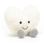 JELLYCAT Amuseables Cream Heart | 愛心公仔 (白色) - LondonKelly 英國名牌代購