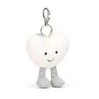 JELLYCAT Amuseables Cream Heart Bag Charm | 愛心手袋掛飾 (白色) - LondonKelly 英國名牌代購