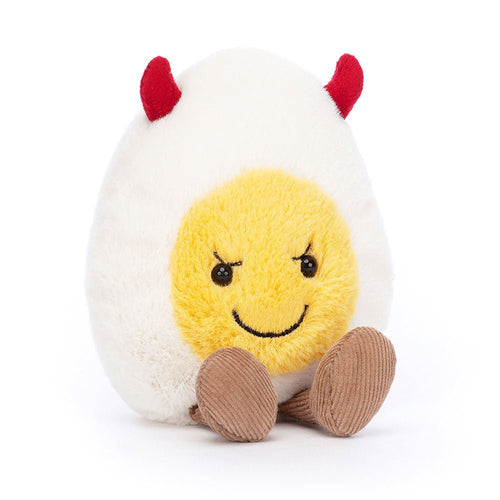 JELLYCAT Amuseables Devilled Egg | 邪惡蛋 (白色) - LondonKelly 英國名牌代購