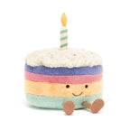 JELLYCAT Amuseables Rainbow Birthday Cake | 彩虹生日蛋糕公仔 (彩色) - LondonKelly 英國名牌代購