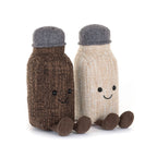 JELLYCAT Amuseables Rocksy Salt & Miller Pepper | 洛西鹽和米勒胡椒 (米色) - LondonKelly 英國名牌代購