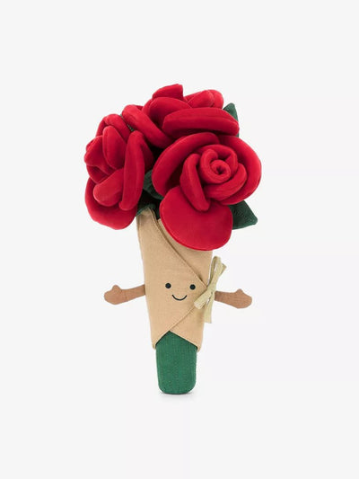 JELLYCAT Amuseables Rose Bouquet | 玫瑰花 (紅色) - LondonKelly 英國名牌代購