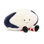 JELLYCAT Amuseables Sports Rugby Ball | 運動橄欖球公仔 (白色) - LondonKelly 英國名牌代購