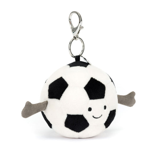 JELLYCAT Amuseables Sports Soccer Bag Charm | 足球手袋掛飾 (黑白色) - LondonKelly 英國名牌代購