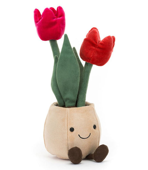 JELLYCAT Amuseables Tulip Pot | 鬱金香花盆 (粉紅色) - LondonKelly 英國名牌代購