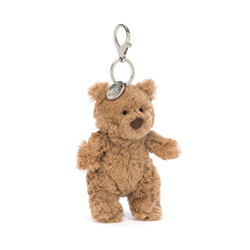 JELLYCAT Bartholomew Bear Bag Charm | 巴塞洛繆熊手袋吊飾 (啡色) - LondonKelly 英國名牌代購