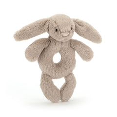 JELLYCAT Bashful Bunny Ring Rattle | 害羞的兔子響鈴 (多色) - LondonKelly 英國名牌代購