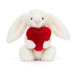 JELLYCAT Bashful Red Love Heart Bunny | 紅色愛心兔子 (白色) - LondonKelly 英國名牌代購