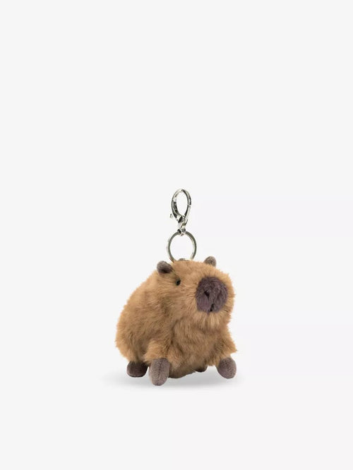 JELLYCAT Clyde Capybara Bag Charm | 水豚手袋掛飾 (啡色) - LondonKelly 英國名牌代購