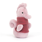 JELLYCAT Cozy Crew Seahorse | 舒適船員海馬 (粉紅色) - LondonKelly 英國名牌代購