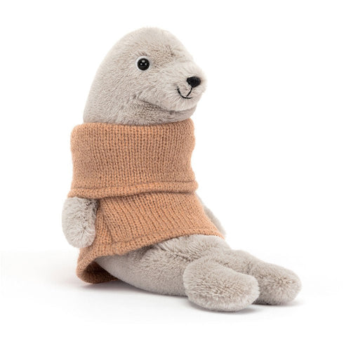 JELLYCAT Cozy Crew Seal | 舒適船員海豹 (灰色) - LondonKelly 英國名牌代購