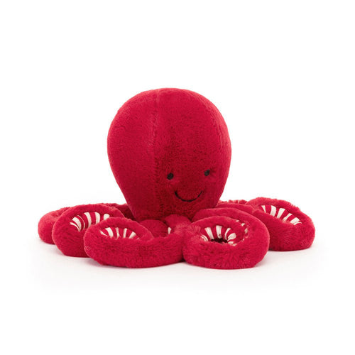 JELLYCAT Cranberry Octopus | 蔓越莓章魚公仔 (多碼/紅色) - LondonKelly 英國名牌代購