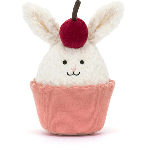 JELLYCAT Dainty Dessert Bunny Cupcake | 蛋糕公仔 (粉紅色) - LondonKelly 英國名牌代購