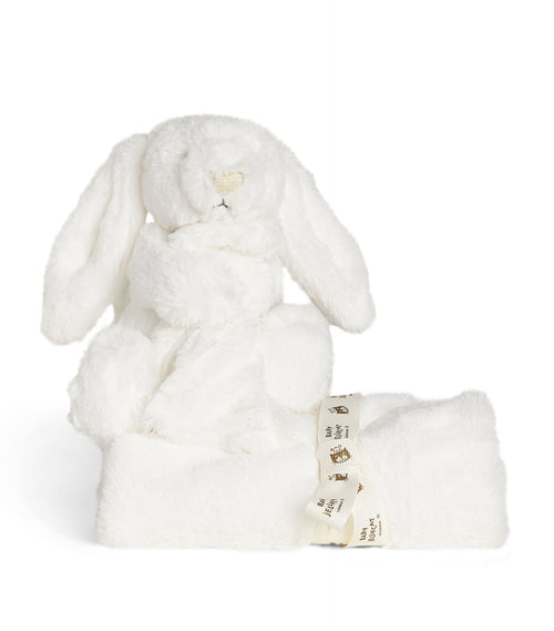 JELLYCAT Luxe Bashful Bunny Soother | 害羞的兔子安撫毛巾 (白色) - LondonKelly 英國名牌代購