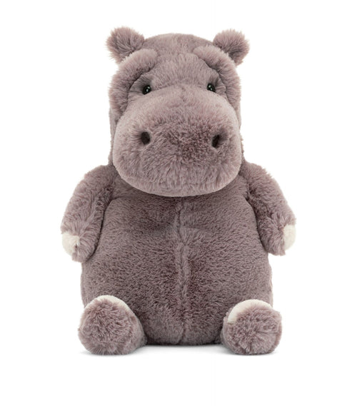 JELLYCAT Myrtle The Hippopotamus | 河馬默特爾 (37CM/灰色) - LondonKelly 英國名牌代購