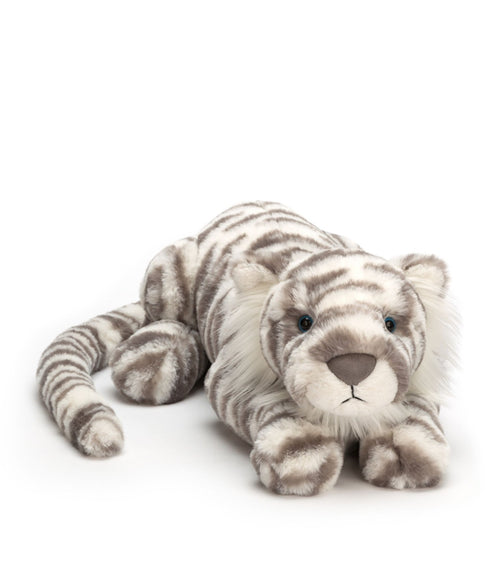 JELLYCAT Sacha Snow Tiger | 雪虎公仔 (74CM/白色) - LondonKelly 英國名牌代購