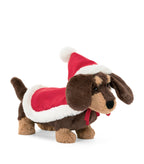 JELLYCAT Winter Warmer Otto Sausage Dog | 聖誕奧托香腸狗 (15CM/啡色) - LondonKelly 英國名牌代購