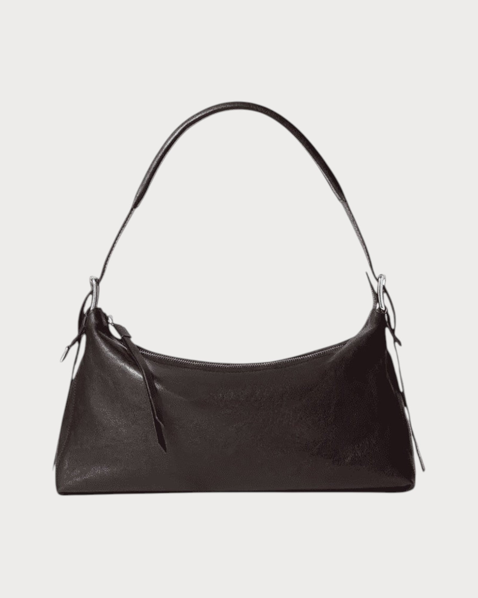 Lemaire Belted Baguette Bag 皮革手袋(深巧克力色) | LONDONKELLY