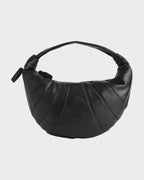 LEMAIRE Fortune Croissant Leather Cross - Body Bag | 牛角包手袋 (黑色) - LONDONKELLY 英國名牌代購