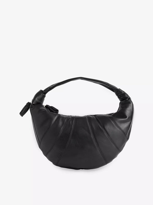 LEMAIRE Fortune Croissant Leather Cross - Body Bag | 牛角包手袋 (黑色) - LondonKelly 英國名牌代購