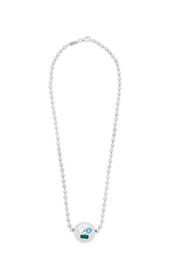 LOEWE Anagram Pebble Necklace in Sterling Silver and Crystals | 羅意威 頸鏈 (多色) - LondonKelly 英國名牌代購