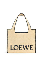 LOEWE Raffia Large Loewe Font Tote | 羅意威 草編袋 (啡色) - LondonKelly 英國名牌代購