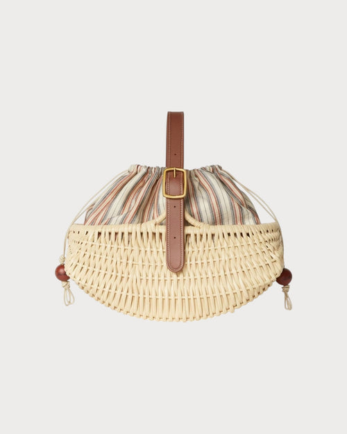 LORO PIANA Cherry Basket | 诺悠翩雅 草编篮 (啡色) - LONDONKELLY 英国名牌代购