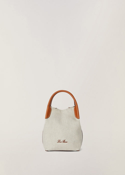 LORO PIANA Micro Bale Bag | 諾悠翩雅 迷你手袋 (白色/啡色) - LondonKelly 英國名牌代購
