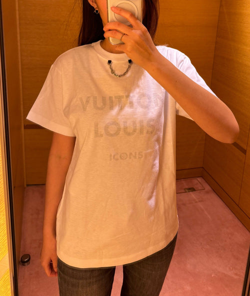 LOUIS VUITTON 1A5TRS Louis Vuitton Print T-Shirt | 路易威登 女裝T恤 (白色) - LondonKelly 英國名牌代購